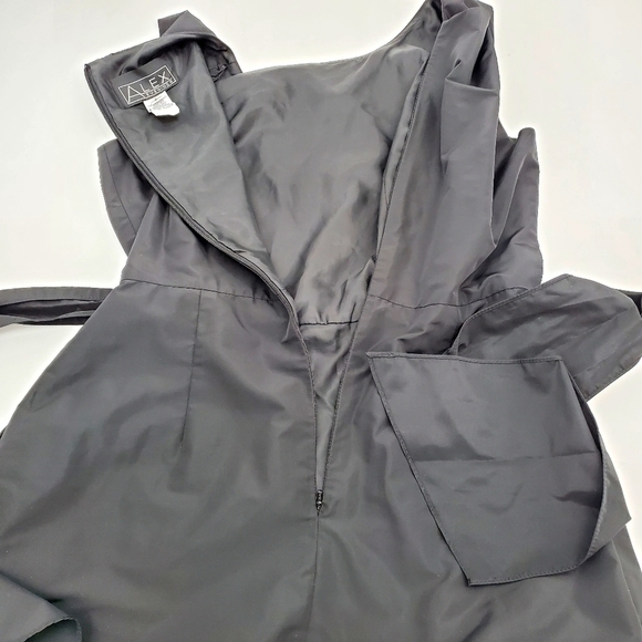 Alex Evenings Black Beaded Waist Formal / Cocktail Dress - Picture 9 of 10